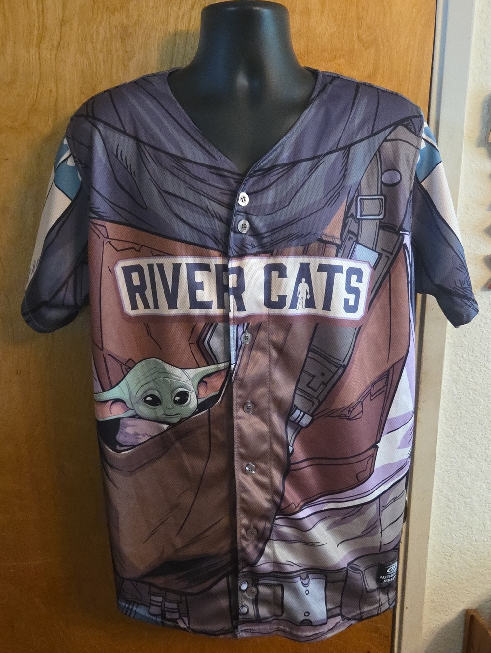 Sacramento River Cats STAR WARS Minor League Baseball Jersey Size 46 Large